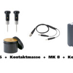 Gann BL E mit Elektrode M6, Kontaktmasse, Kabel und Koffer