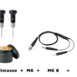 Gann HB 30 mit Einstech-Elektrodenpaar M 6, Kontaktmasse, Kabel und Koffer