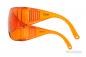 Preview: orangene Filterbrille seitlich