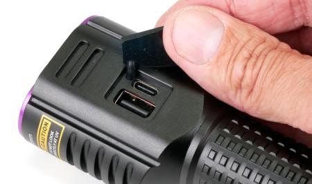 Preview: Panodapter Twin lamp for construction forensics charging sockets