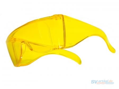 gelbe Filterbrille halbseitlich