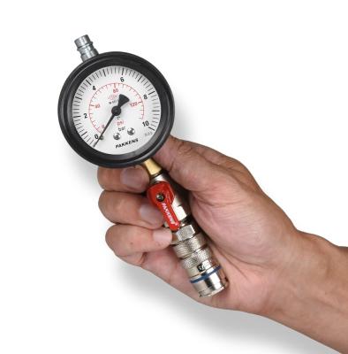 Inflation control unit in the hand