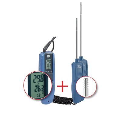 Gann air humidity electrode RH-T 37 BL 160 on the measuring device