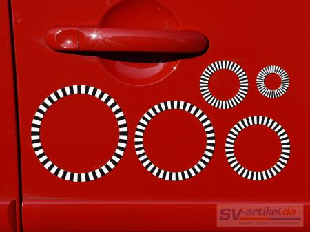 Magnetic rings on car