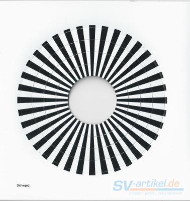 Magnetische Ring in schwarz-weiß