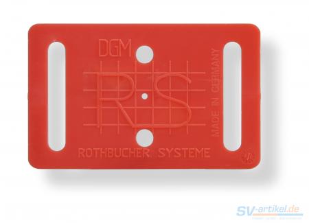 Meterriss-Plaketten von Rothbucher