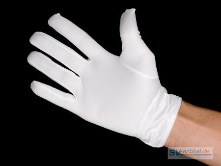 Microfibre glove donned