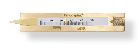 Brass tread depth gauge