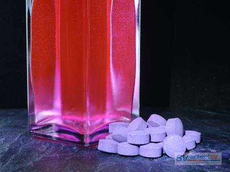 Uranine red in tablet form