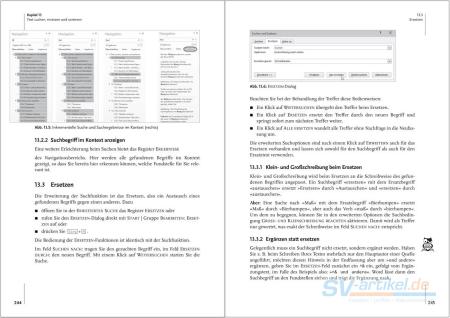 Seite 244 und 245 Buch "Wissenschaftliches Arbeiten mit Word"