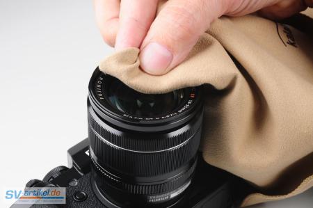 Einschlagtuch aus Mikrofaser als Reinigungstuch