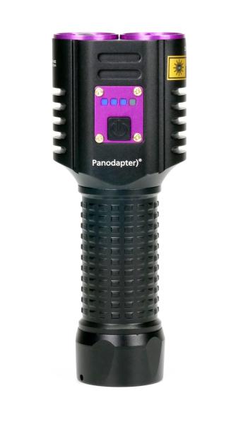 Panodapter Twin lamp for construction forensics, free-standing