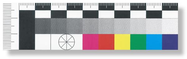 Magnetische Fotomesskarte farbig