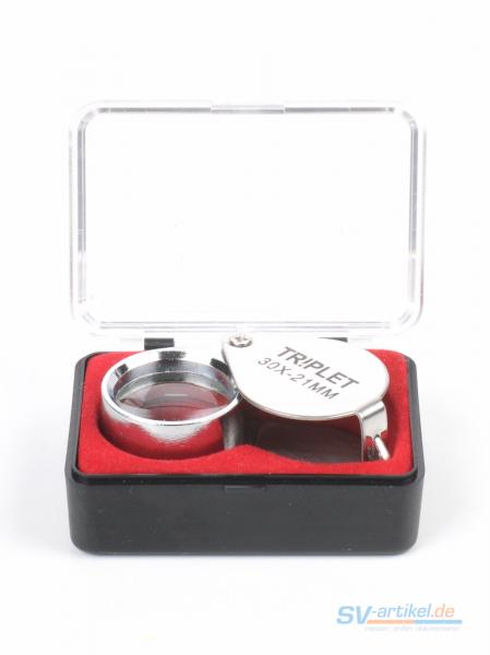 Jeweller's loupe - small hand magnifier 30x