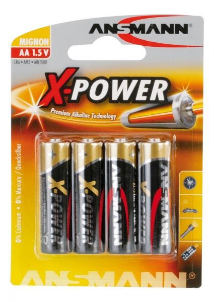 Ansmann Mignon batteries in blister pack