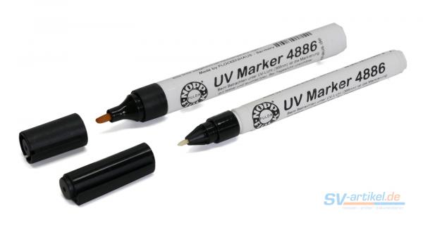 UV-Marker-Stifte zwei mal