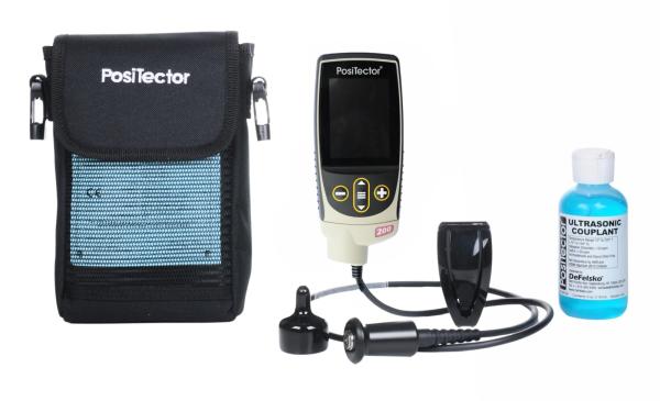 PosiTecktor 200, Tasche, Sonde, Ultraschall-Koppel-Gel