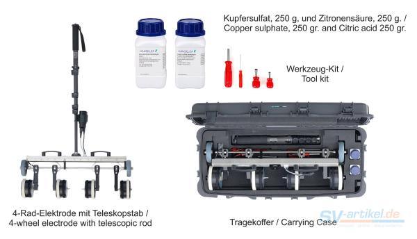 ScreeningEagle / Proceq 4-wheel electrode for PM8500 – Contents of the pack