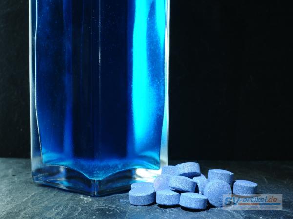 Uranin blau in Tablettenform