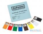 DeFelsko Kalibrierfolien-Set, Messbereich µm: 25...1500